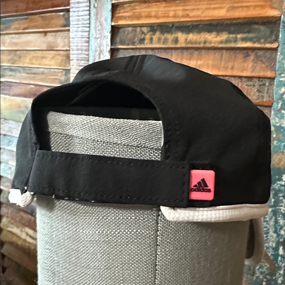 Adidas Black Cap with Pink and White Accents - Picture 3 of 6